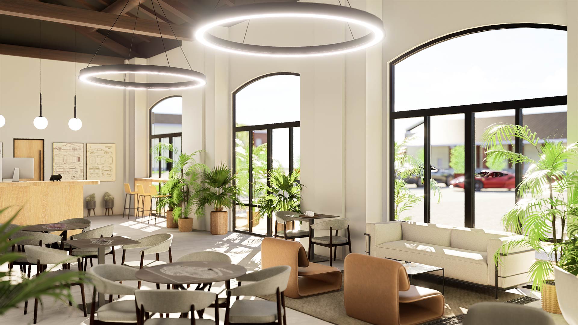 L'interno del CluHouse