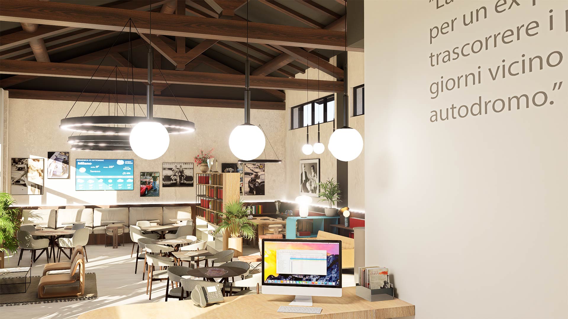 L'interno del CluHouse