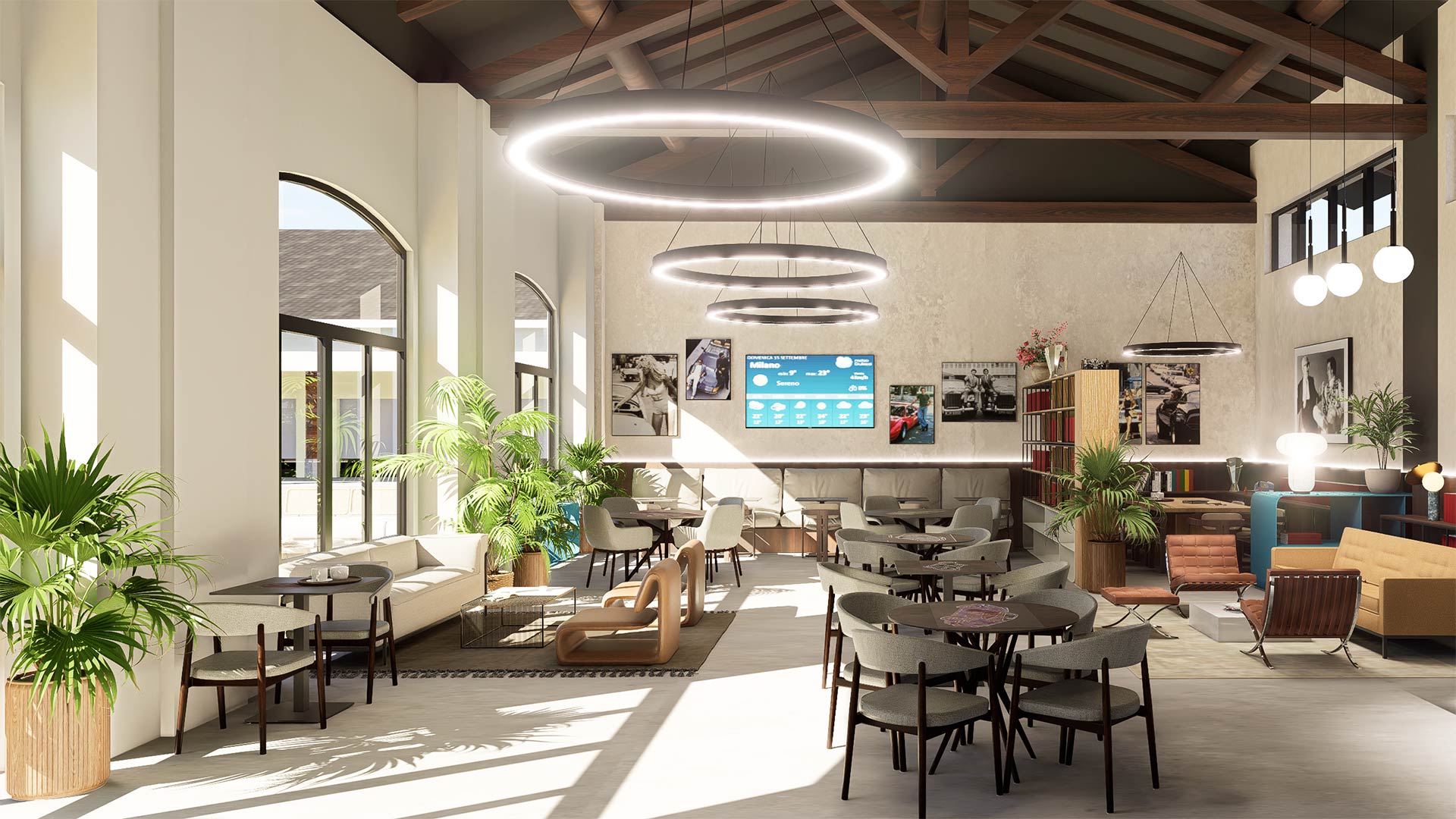 L'interno del CluHouse