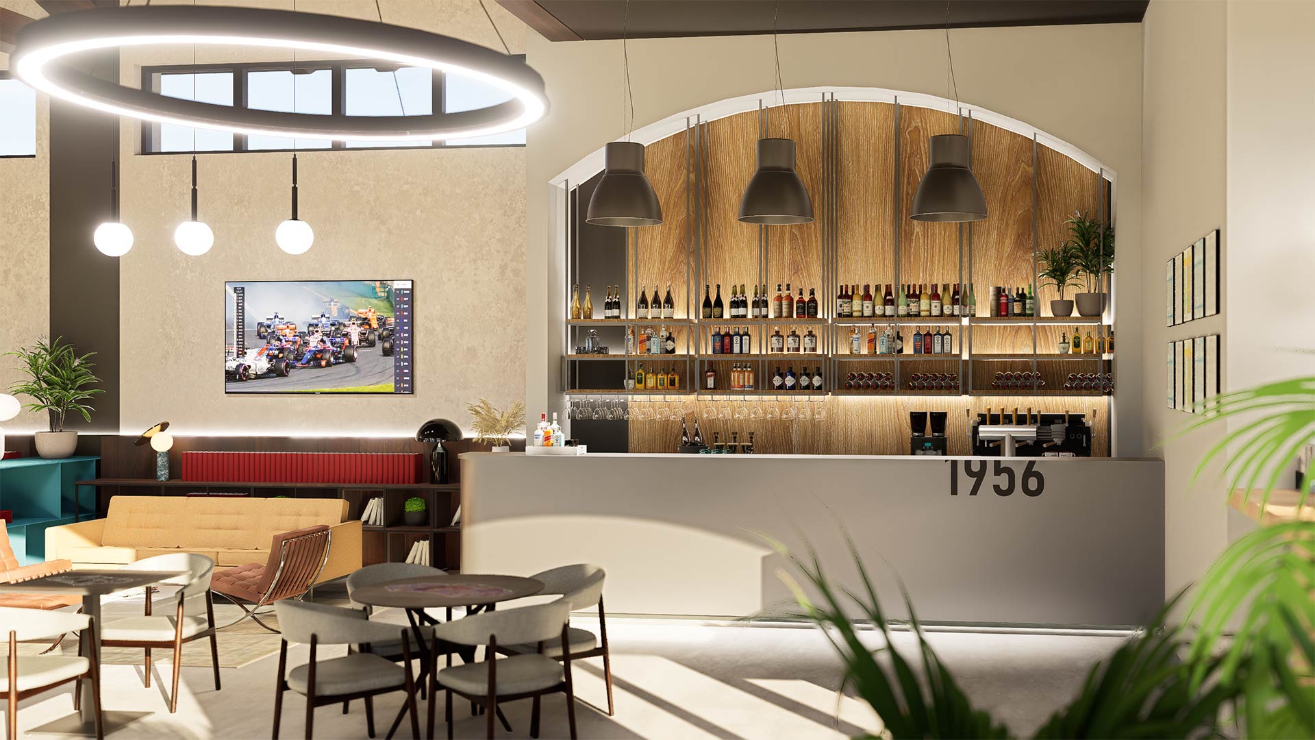 L'interno del CluHouse