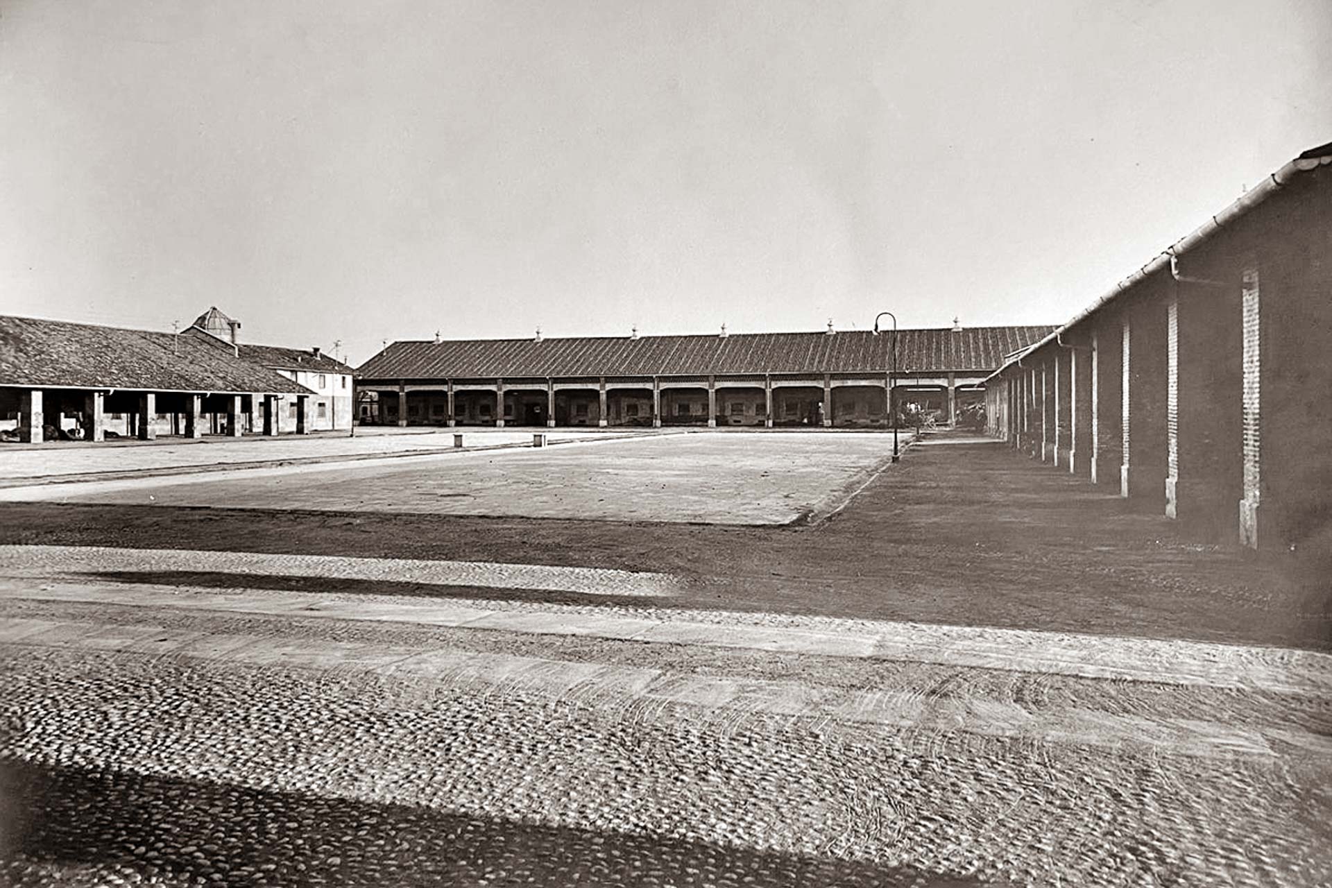 La grande aia in un’immagine del 1920: oggi è perfettamente conservata