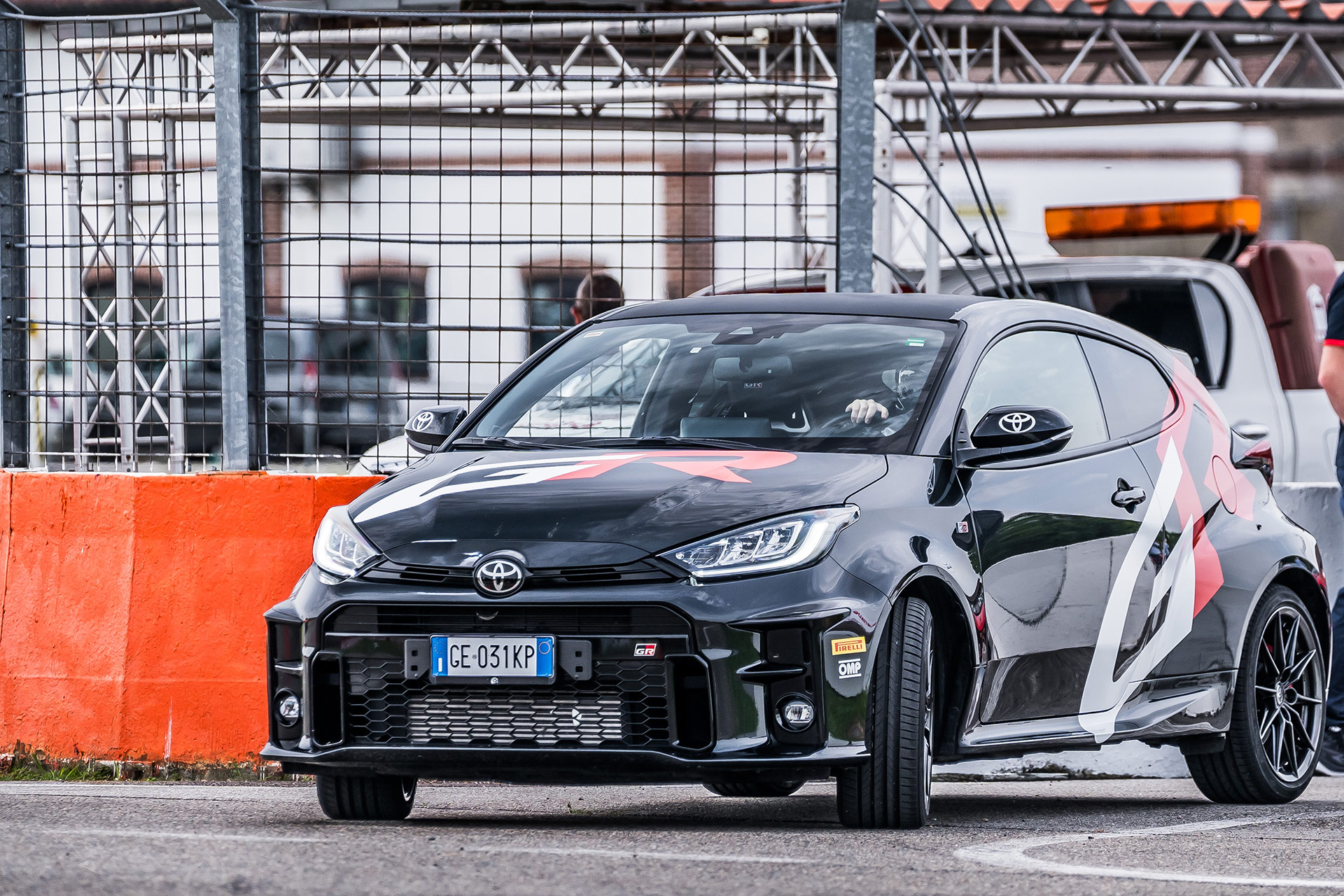Car on track at Vairano