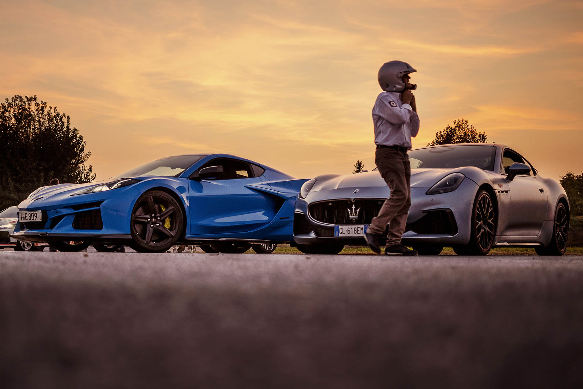 Car on track at Vairano